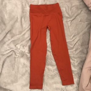 Victoria's Secret Orange High-Waist Leggings